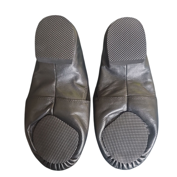 ABT Spotlights Black Leather Twin Gore Jazz Shoes Size:7 - Picture 2 of 2